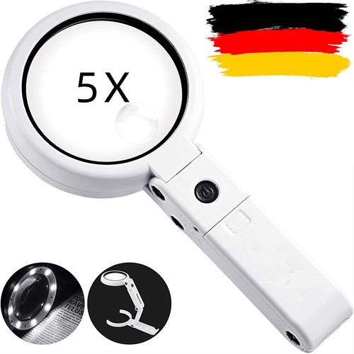 Lupe mit licht 11x handlupe - licht, 5x