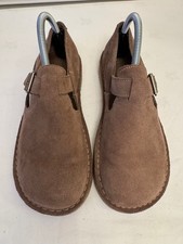 Red or Dead Shorna Taupe Suede Mary Jane T Bar Shoes UK 6 EU 39