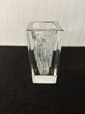Daum Vase Gefrorenes Kristall