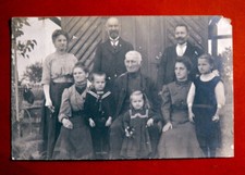 altes Familienfoto, Kinder ,AK