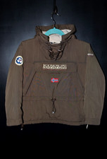 Kinder Unisex Napapijri Skidoo Jacke Anorak Kapuze Regenmantel Größe 8y