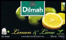 DILMAH Tee - Lemon & Lime Flavoured Black Ceylon Tea  20 Teebeutel 