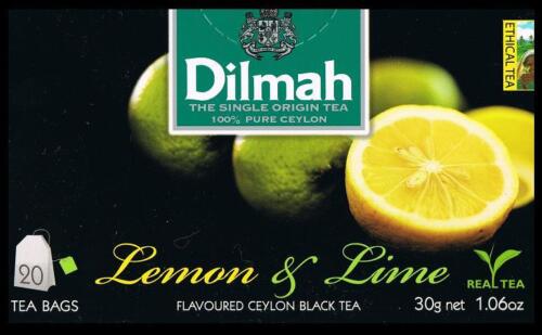 Dilmah tee lemon lime - -,