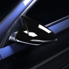 Paar Schwarz Spiegelkappen