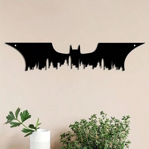 Batman gotham skyline metall - batman,