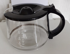 Severin KA 4479 Ersatz Glaskanne 1,4L  Glaskanne mit Kanne Deckel Ø14,5cm