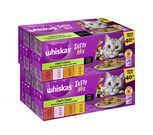 80x85g whiskas tasty - whiskas,