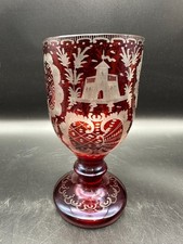 Glas Trinkglas Pokal groß