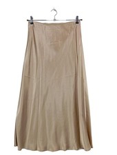 MAX MARA High Waist Rock Damen Rock Gr. DE 40 creme Casual-Look