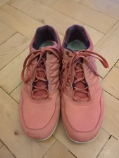 Damen Ecco Schnürschuhe Gr. 40 Rosa / Apricot / Lachs Schnürer 