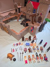 Playmobil 6000 gr. Ritter Burg + 6373 Erweiterung + extra viel Zubehör