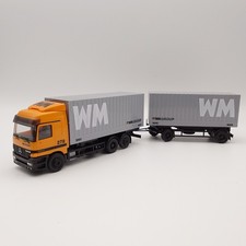 Herpa 1:87 Mercedes Benz Actros Wechselbrücken Hängerzug WM Group *SoMo* *OVP*