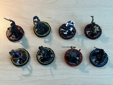 WIZKIDS WK GAMES ( 2002/03 ) 8 Figuren / HERO CLIX / 4x MARVEL / Hawkeye