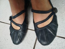 Pumps kleiner Absatz blau