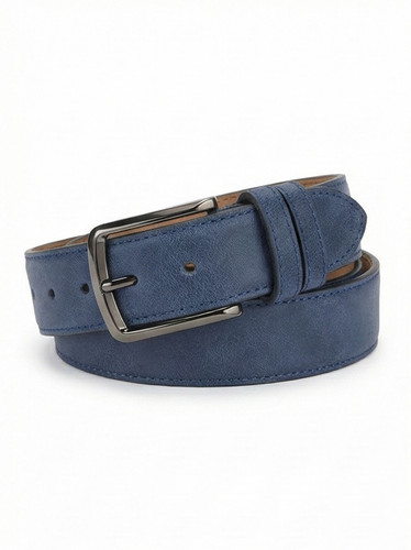 Echtleder gürtel herren blau - echtleder,