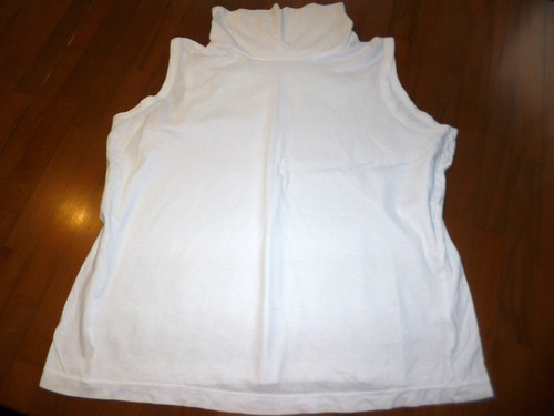 Weißes baumwolle rollishirt - baumwolle,