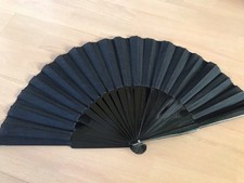 Fächer Flamenco Tanz Schwarz