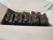 Neuw. Orig. Bakelit  Abzweig Verteiler Dose Aufputz schwarz Steckdose Schalter