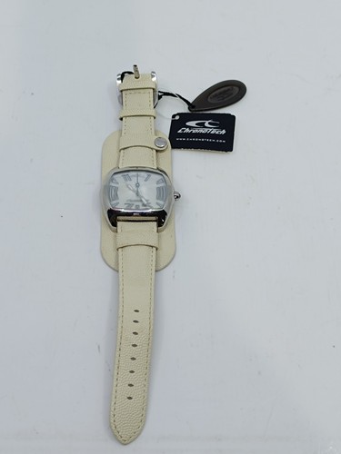 Chronotech damenur weiß beige - chronotech,