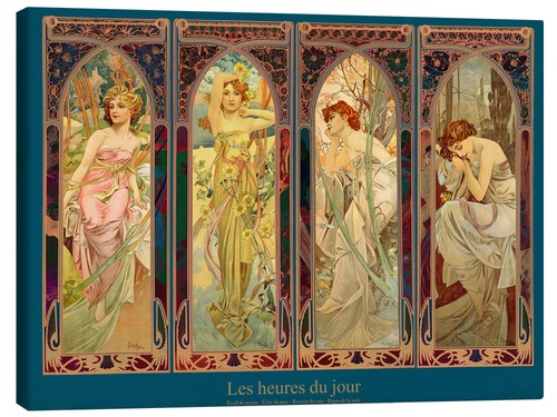 Leinwandbild les heures - leinwandbild,