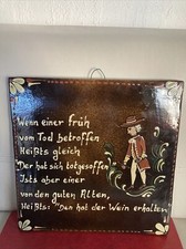 Keramik altes Wandbild G