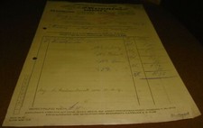 rechnung alt phoenix harburger gummi waren fabrik  harburg e vintage deko 1927