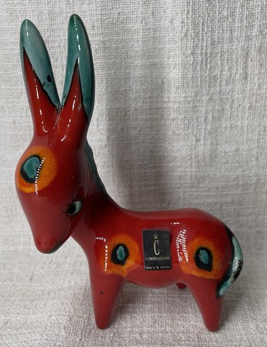 Cortendorf keramik figur - keramik, esel