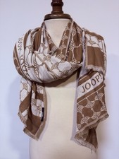 JOOP! Damen Schal Beige Braun