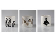 Keramik Töpfe Weihnachten