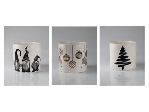 Keramik töpfe weihnachten - keramik,