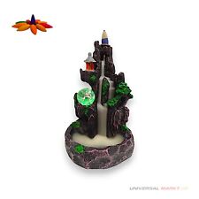 Rückfluss Räucherkegelhalter – Berglandschaft mit LED-Farbkugel (10er Set)