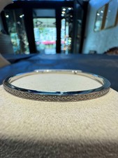 Massiver Armreif 950er Platin