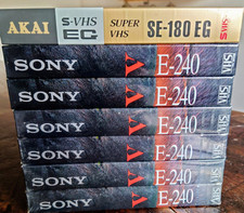7 VHS Kassetten Leer OVP