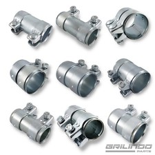 Universal Rohrverbinder Rohrschelle Auspuff Abgasanlage Doppelschelle KFZ Klemme