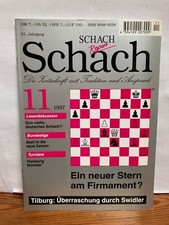 Schach die Zeitschrift und Anspruch Heft 11 1997