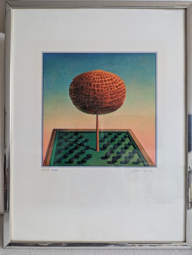 Rudolf hausner farblithografie - hausner,