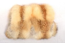 Z534 ROTFUCHS HANDMUFF PELZMUFF HANDWÄRMER PELZ FUCHS MUFF - FOX FUR HANDWARMER