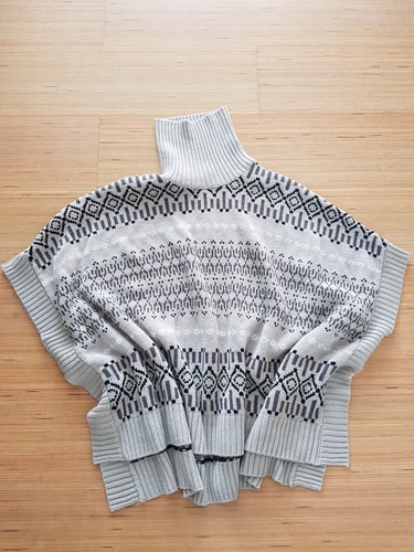 Damen poncho pullover - damen,