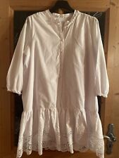 BSB Hippie Kleid Carmen boho Mode weiß  Kleid Gr. M Neu Romantisch Blogger ibiza