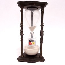 Sanduhr Zinn Glas 21 cm