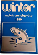 Winter Match-Angelgeräte Katalog 1980 98 S super Zustand rar