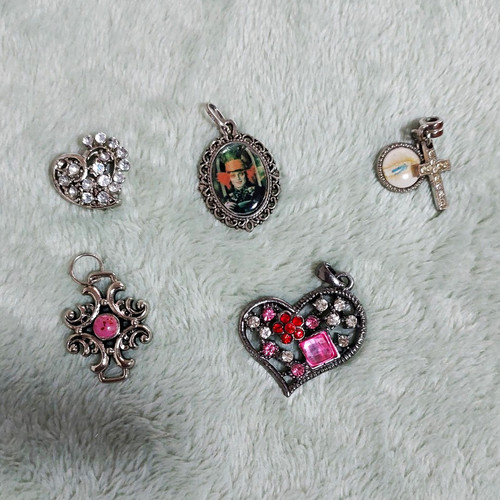 Modeschmuck charms - 5x,