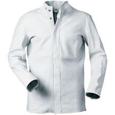 Schweißerjacke Schweißerbekleidung Vollleder Lederjacke M-XXXL mit Druckknöpfen 