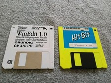 Midi Files Hit Bit - Midi Win Edit Grundig GV 470 PC Floppy Disks Vintage. 