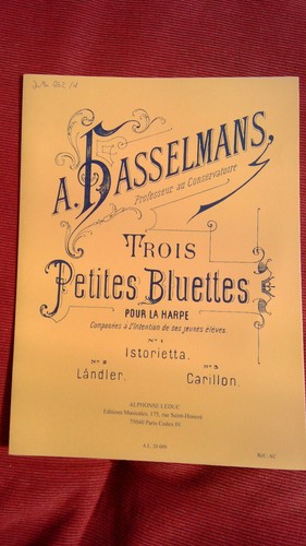 Hasselmans trois bluettes - hasselmans:,