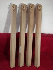 Ersatzbeine für Woodman Trading 01 117100 Esstisch mit Schrauben, massiv Holz