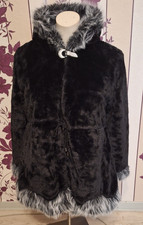 Damen Kunst Pelz Mantel 46/48 .