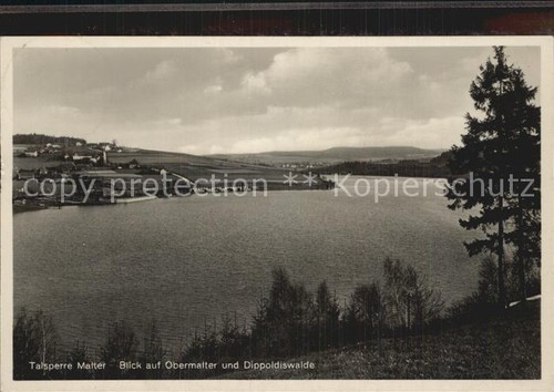 Malter talsperre blick - talsperre,