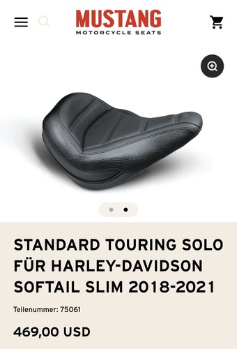Harley sitz mustang touring - harley,