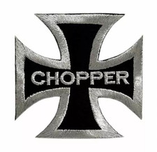 Eisernes Kreuz Iron Cross Aufnäher Patch Biker Chopper Bike Kutte Rocker Weste